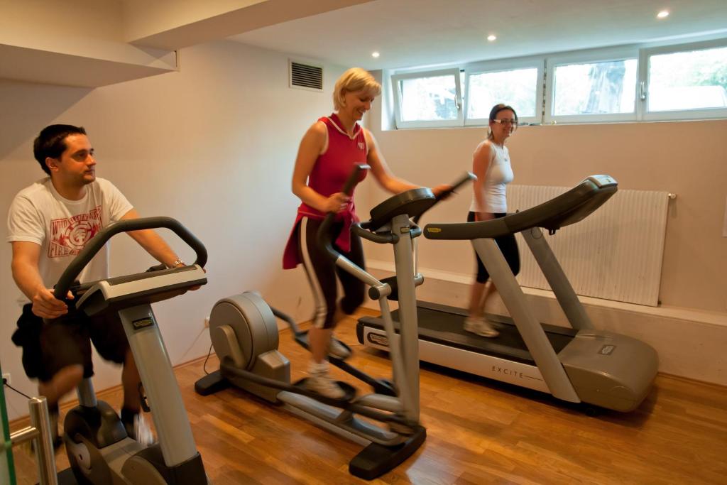 Fitness centrum a/nebo fitness zařízení v ubytování Klaus im Weinviertel