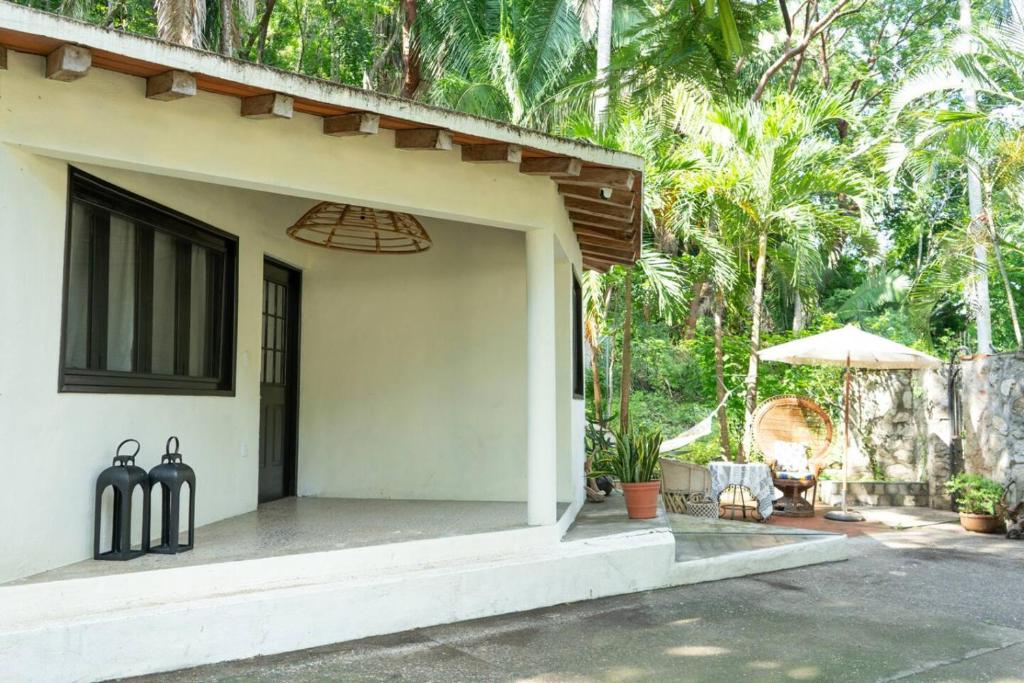 Zahrada ubytování Casa Mila