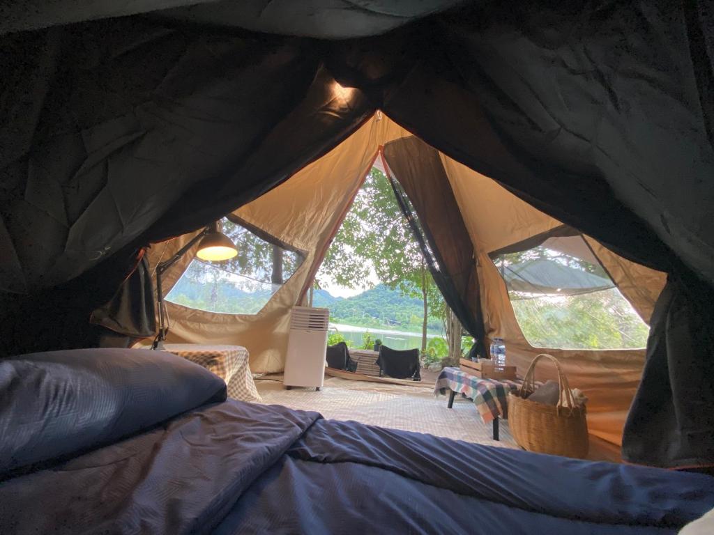 Χώρος καθιστικού στο Royal mountain Hut