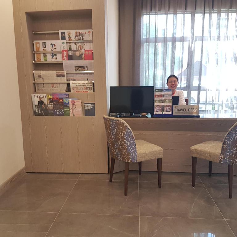 TV a/nebo společenská místnost v ubytování Somerset Ho Chi Minh City