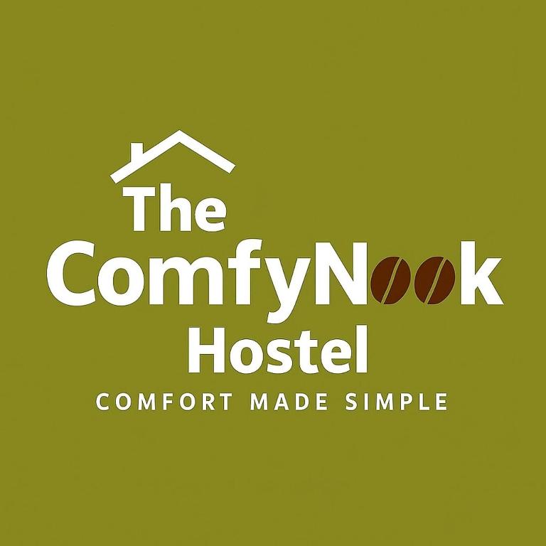 a sign that reads the cominy house hospital at The ComfyNook Hostel in Santa Maria