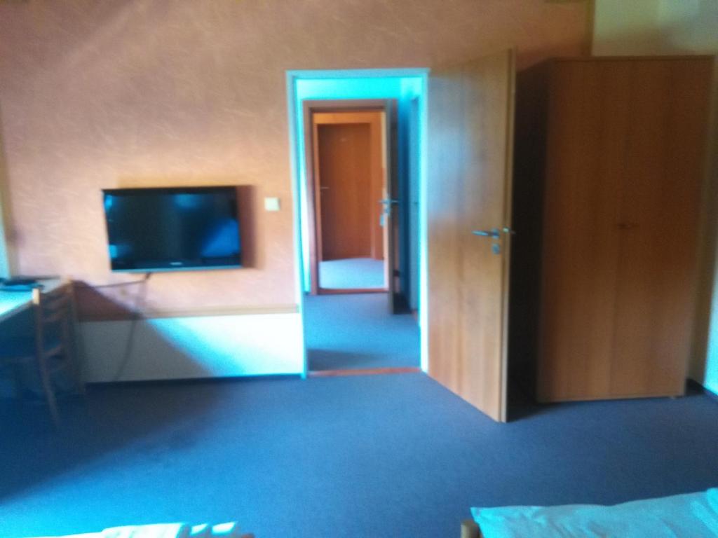 TV a/nebo společenská místnost v ubytování Penzion U Madony