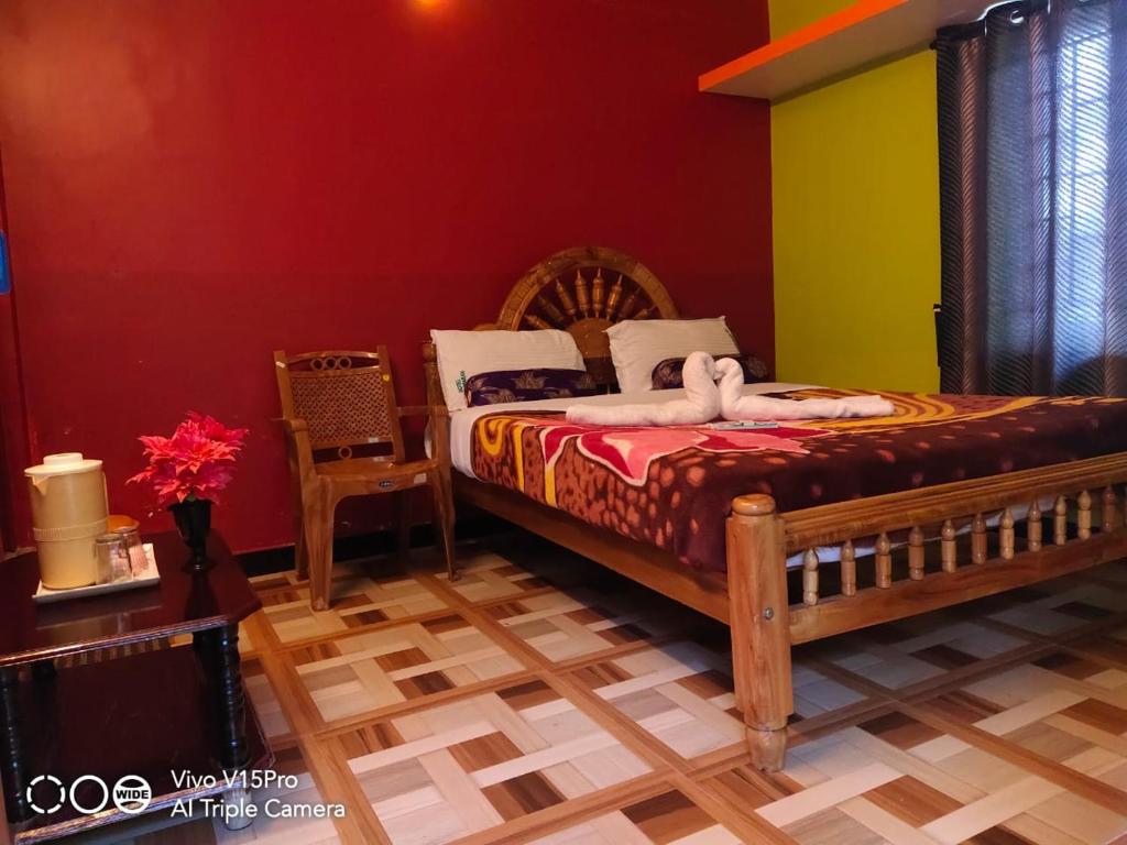 Postel nebo postele na pokoji v ubytování Vivens Villas