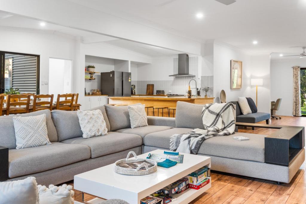 Χώρος καθιστικού στο Balmurray House