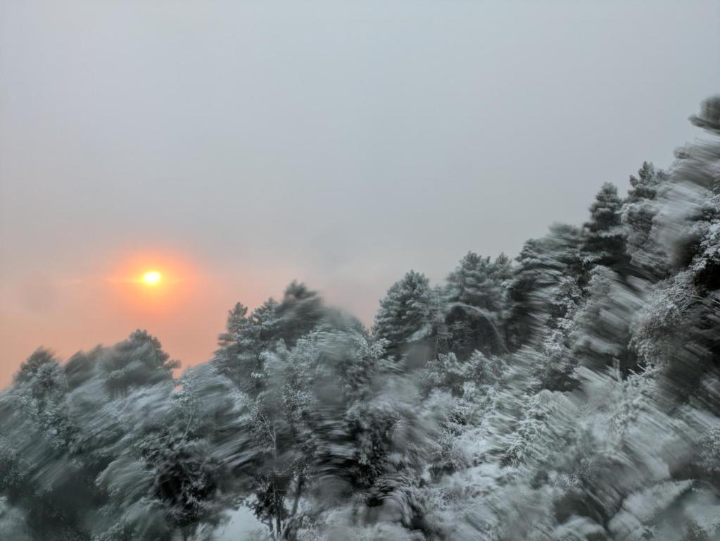 Το Rifugio Ortobene τον χειμώνα