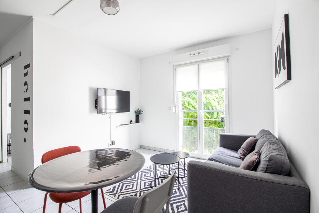 Posezení v ubytování Sweet-Leaf Calme, proche Luxembourg