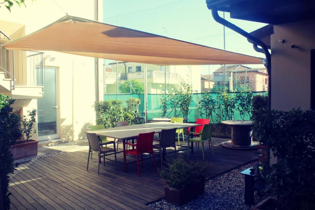 Balkón nebo terasa v ubytování A Casa