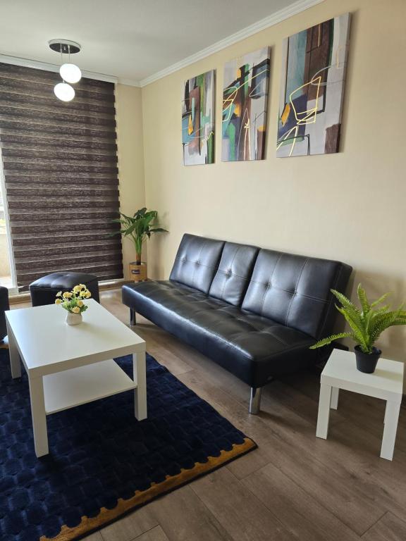 Et opholdsområde på Fabuloso Amplio Departamento 3 dorm Parcking y Wifi