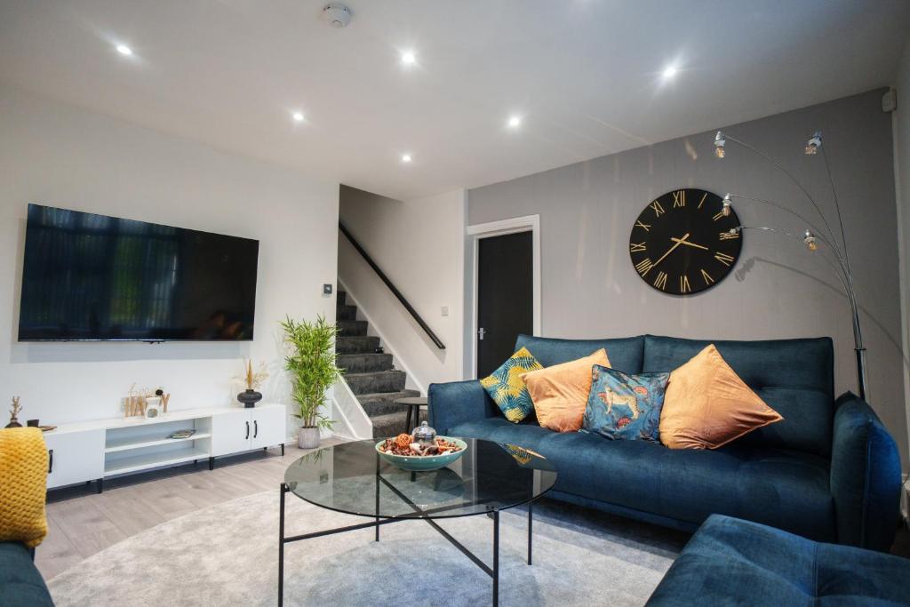 Et opholdsområde på Stunning Countryside Retreat & Getaway!