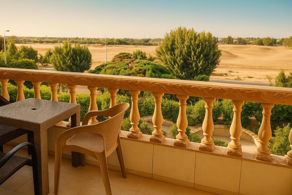 En balkon eller terrasse på Cairo Airport Oasis Cozy Convenient