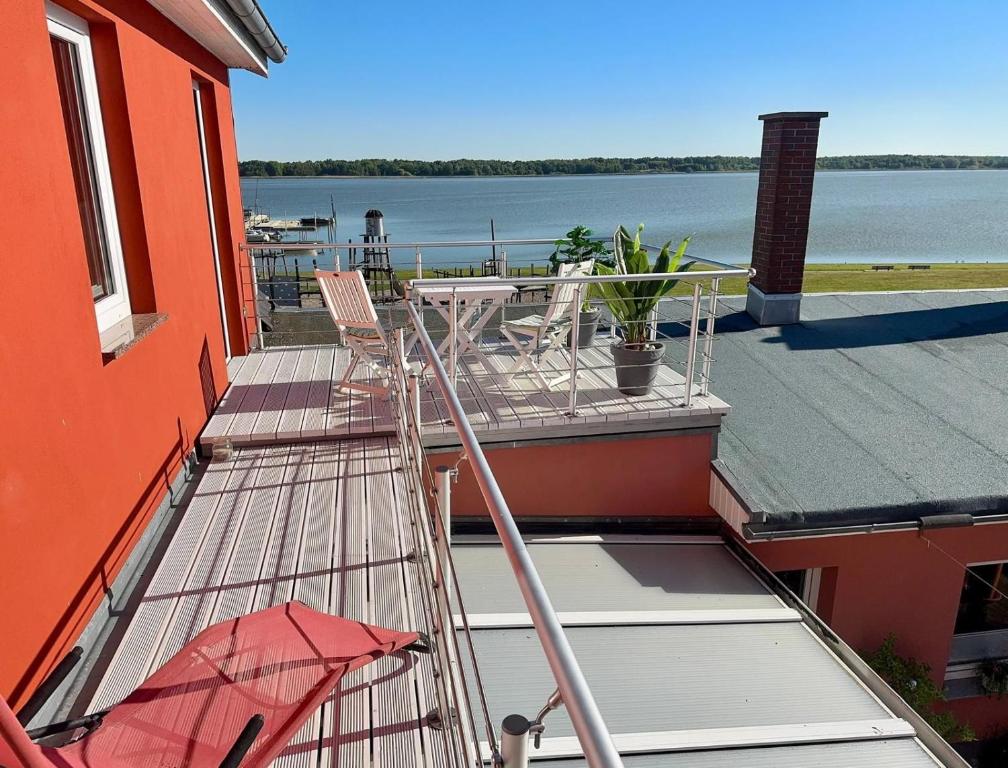 Ban công/sân hiên tại Ferienzimmer Roth