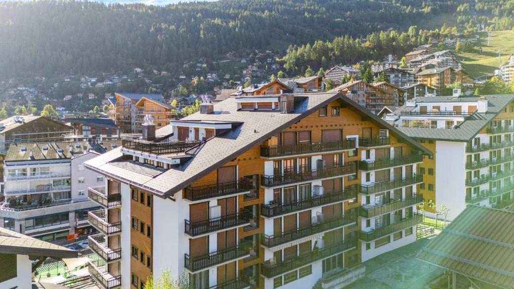 apartamentowiec w centrum miasta w obiekcie Les Bouleaux D1 - 2-4 pers - centre station w mieście Nendaz