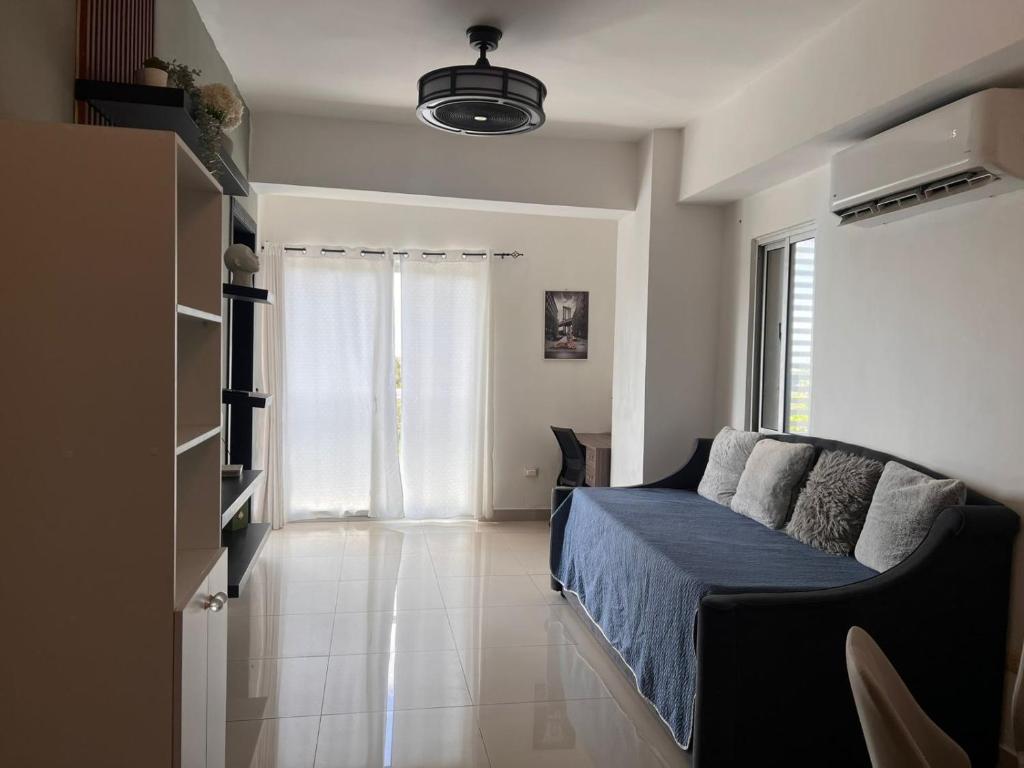 Χώρος καθιστικού στο Perfecto para 3 personas.