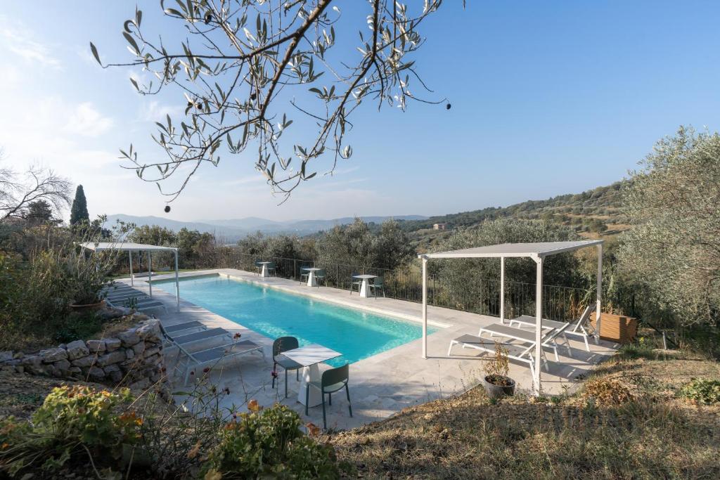 Πισίνα στο ή κοντά στο Agriturismo Il Mulino delle canutole