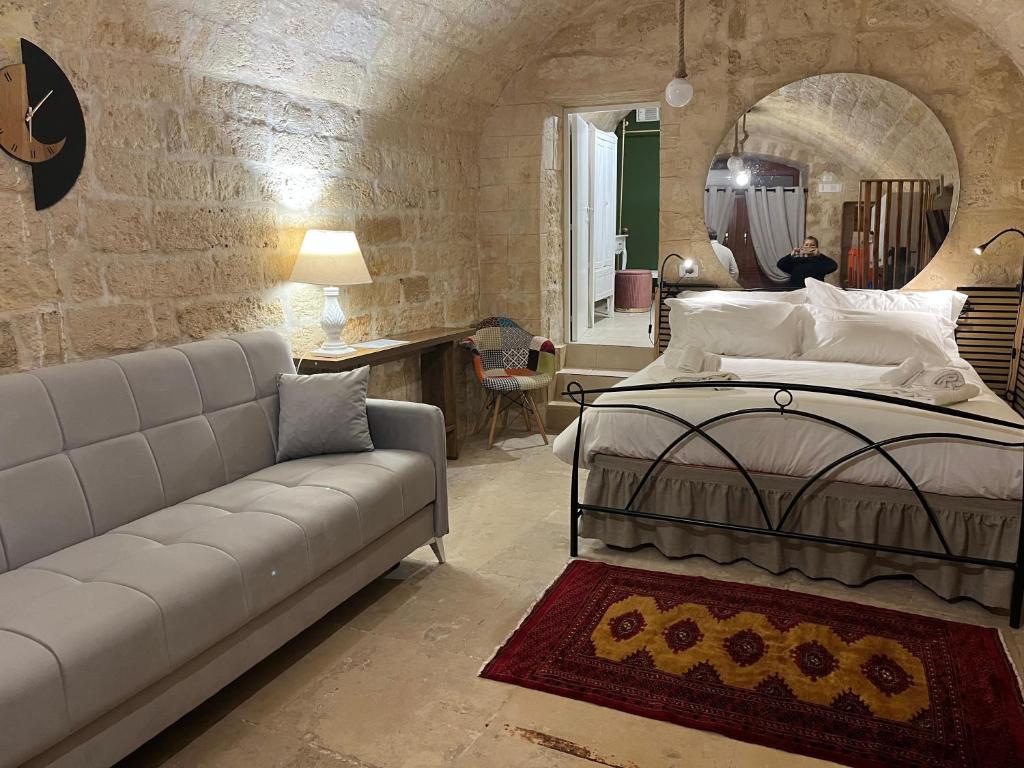 Giường trong phòng chung tại Tresca Holiday Home