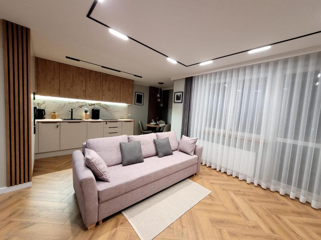 Køkken eller tekøkken på Apartament Skansen - Sanok