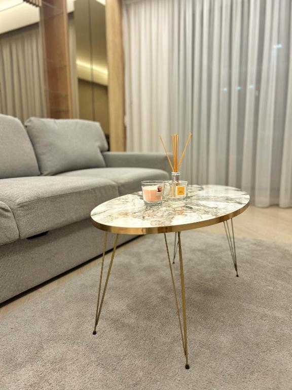 Posezení v ubytování Apartment in Cortina North