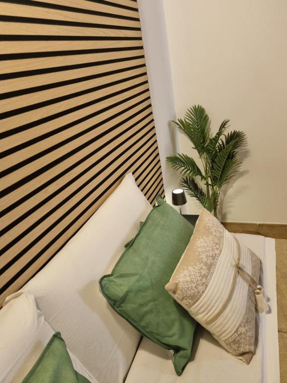 Cama o camas de una habitación en La Magia del Borgo