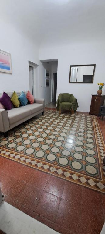 Posezení v ubytování Casaelbaferie