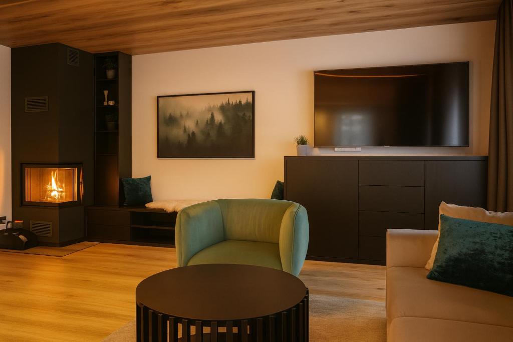 Χώρος καθιστικού στο Hillside No. 18