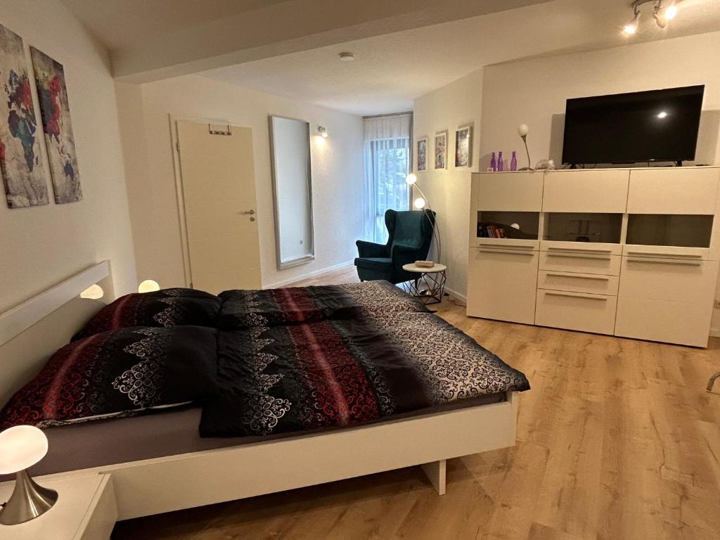 Μια τηλεόραση ή/και κέντρο ψυχαγωγίας στο Komfort Domizil Erfurt