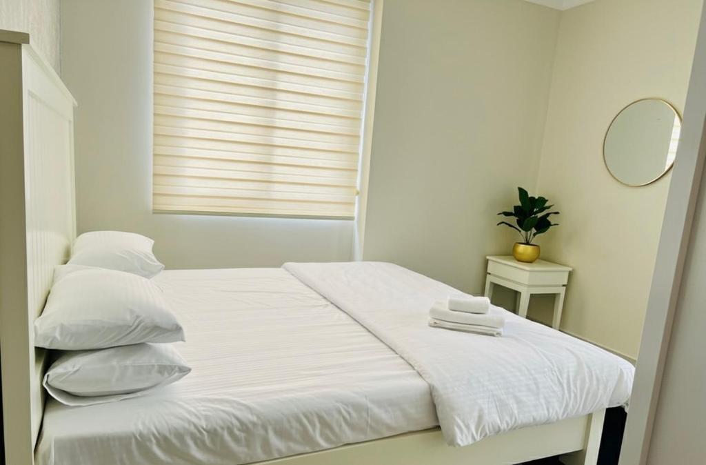 Postel nebo postele na pokoji v ubytování The look