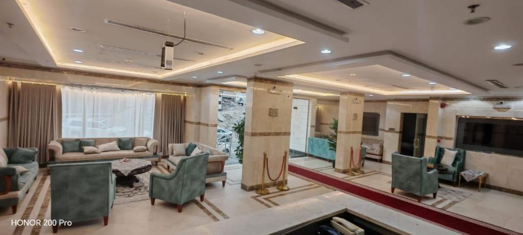 Posezení v ubytování فندق سحر السيمت