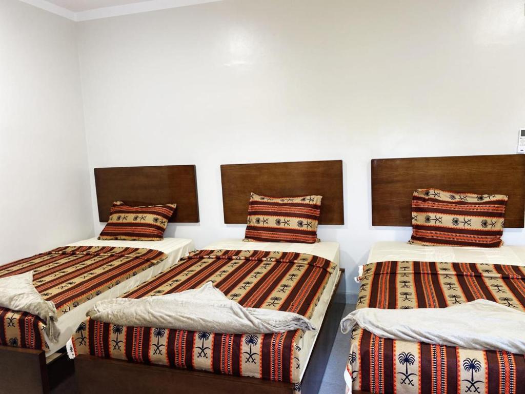 Postel nebo postele na pokoji v ubytování nubian yellow desert