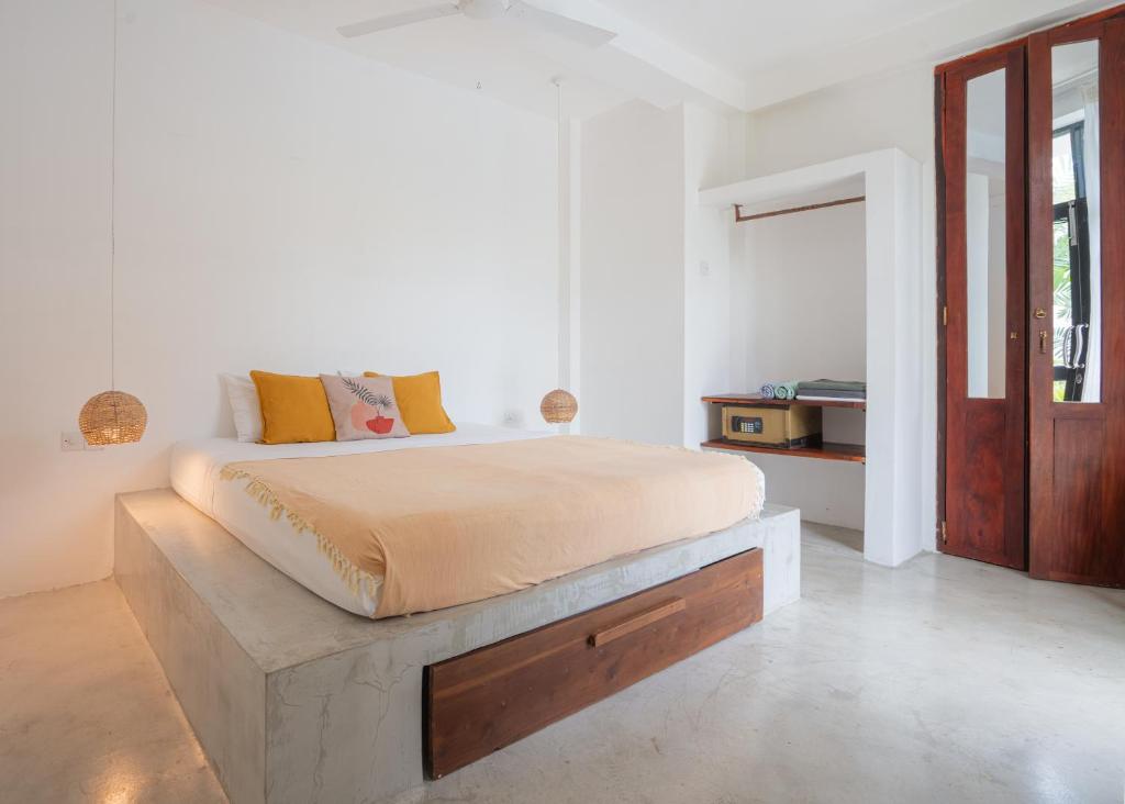 Postel nebo postele na pokoji v ubytování Venus Villa