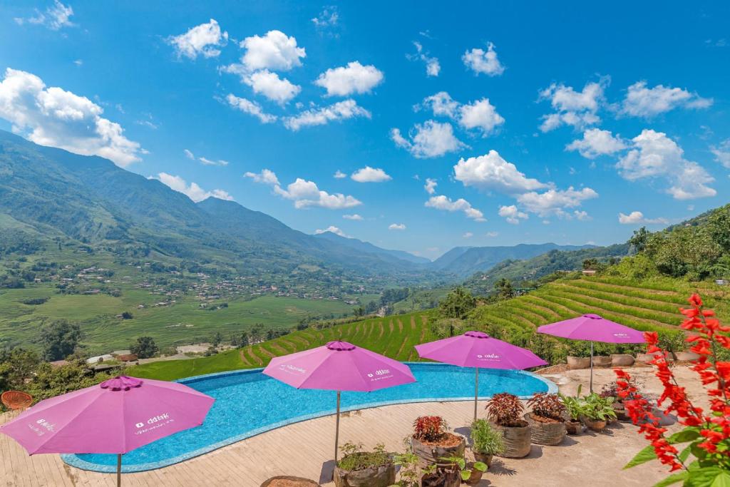 Naturlandskabet i nærheden af den private indkvartering