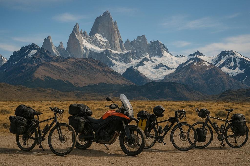 Naturlandskabet i nærheden af campingpladsen