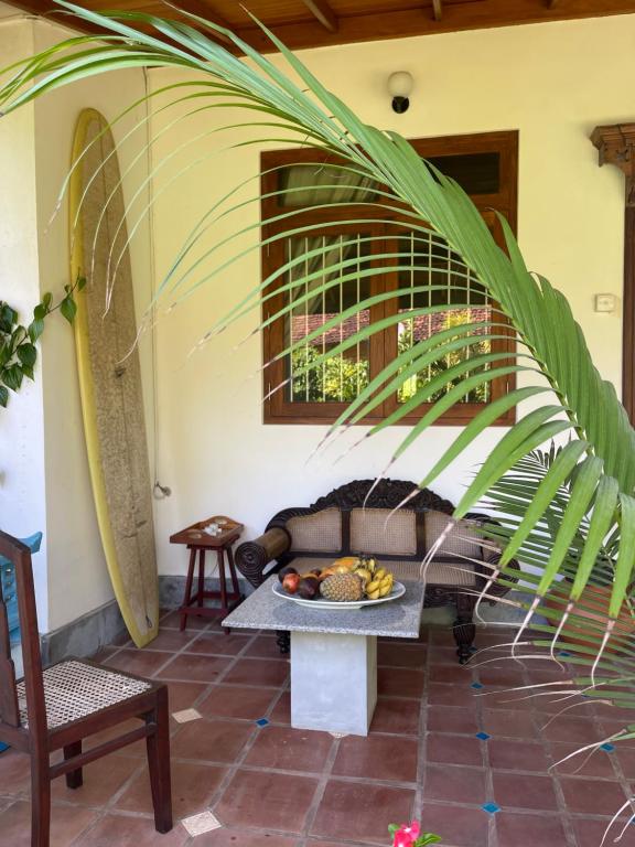 Χώρος καθιστικού στο leari - surf & family guesthouse