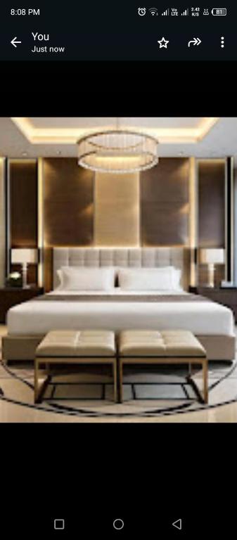 Ένα ή περισσότερα κρεβάτια σε δωμάτιο στο Accomodation bnb lodge hotel guest house airbnbs