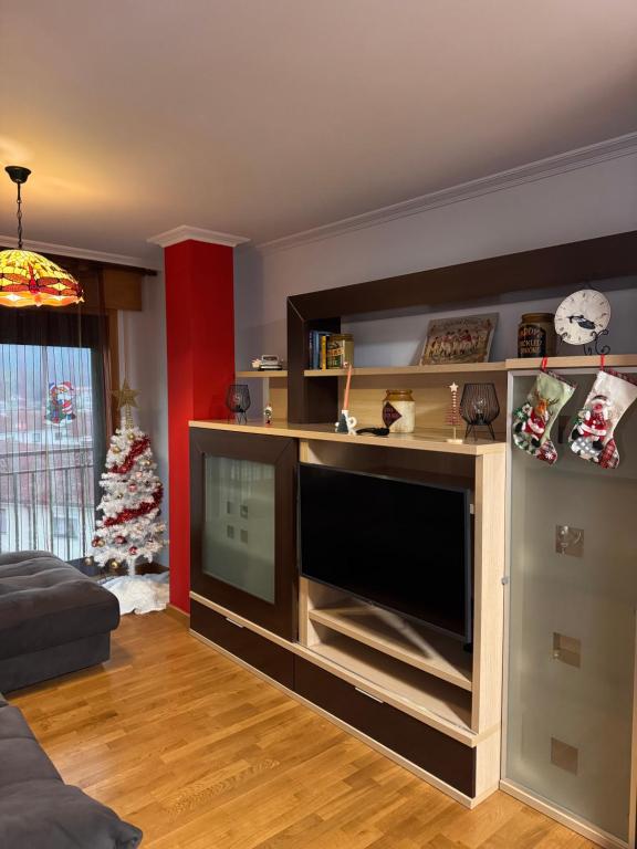 TV a/nebo společenská místnost v ubytování Brisa Atlántica