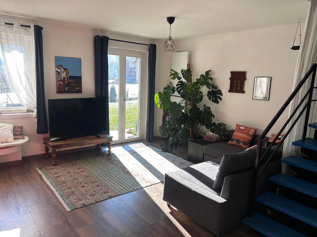 Posezení v ubytování Traveller's home in the Dolomites