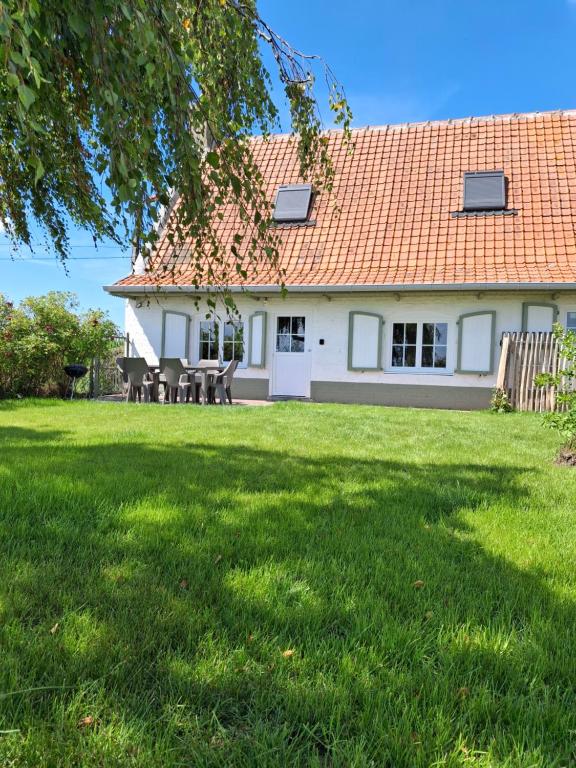 Zahrada ubytování Le Lézard Flamand