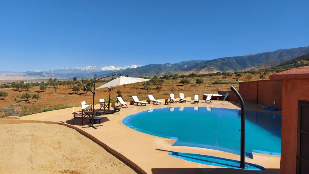 Πισίνα στο ή κοντά στο Atlas Ecosite - La lagon bleu