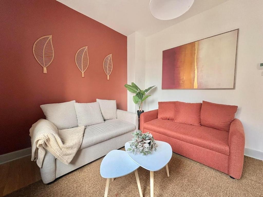 Posezení v ubytování -New- Colmar, Parking, Comfort, Spacious