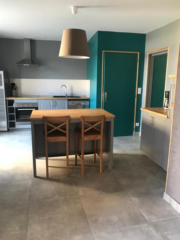 Köök või kööginurk majutusasutuses Gîte du chêne