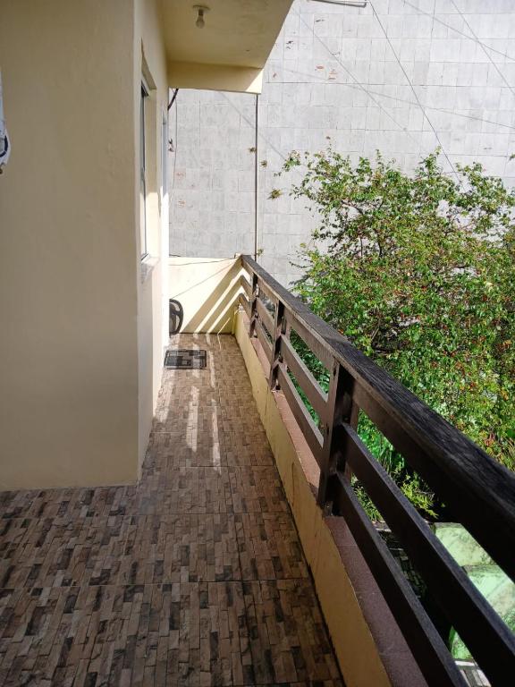 En balkon eller terrasse på casa OLINDA