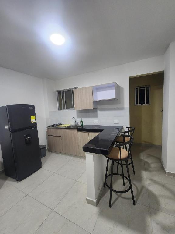 Η κουζίνα ή μικρή κουζίνα στο modern and comfortable studio apartment 203