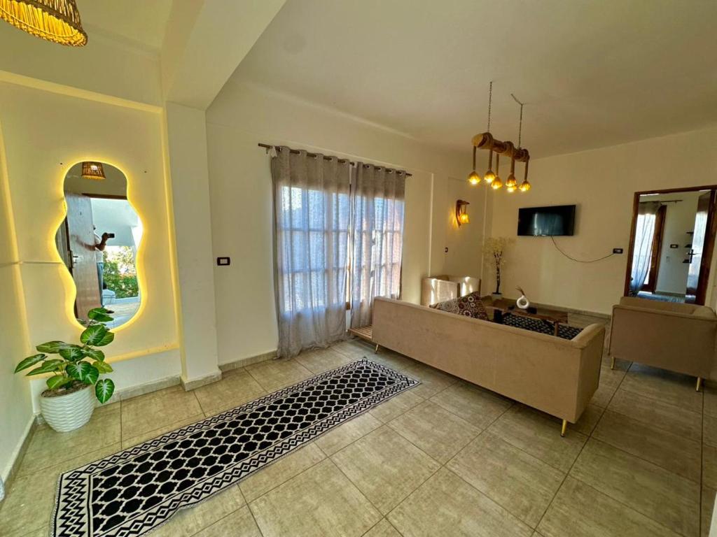 TV a/nebo společenská místnost v ubytování Vip House Dahab