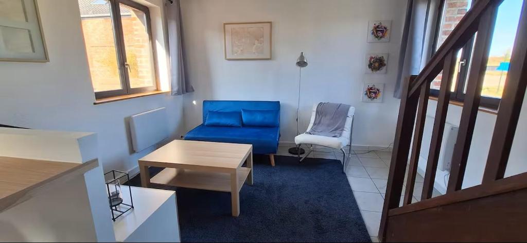 Posezení v ubytování Maison au calme