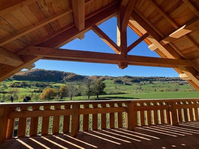 Paysage naturel près de le chalet