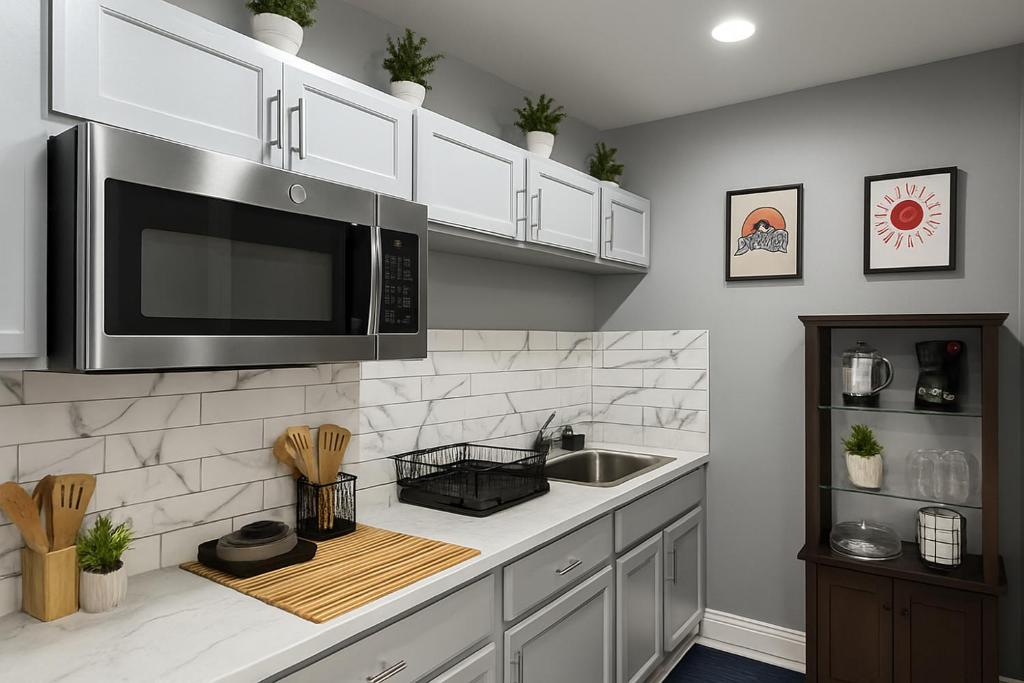 Η κουζίνα ή μικρή κουζίνα στο Apartamento