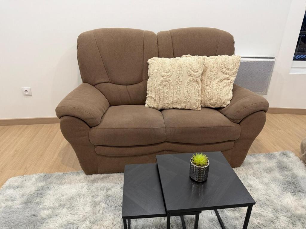 Posezení v ubytování Le cocon douillet