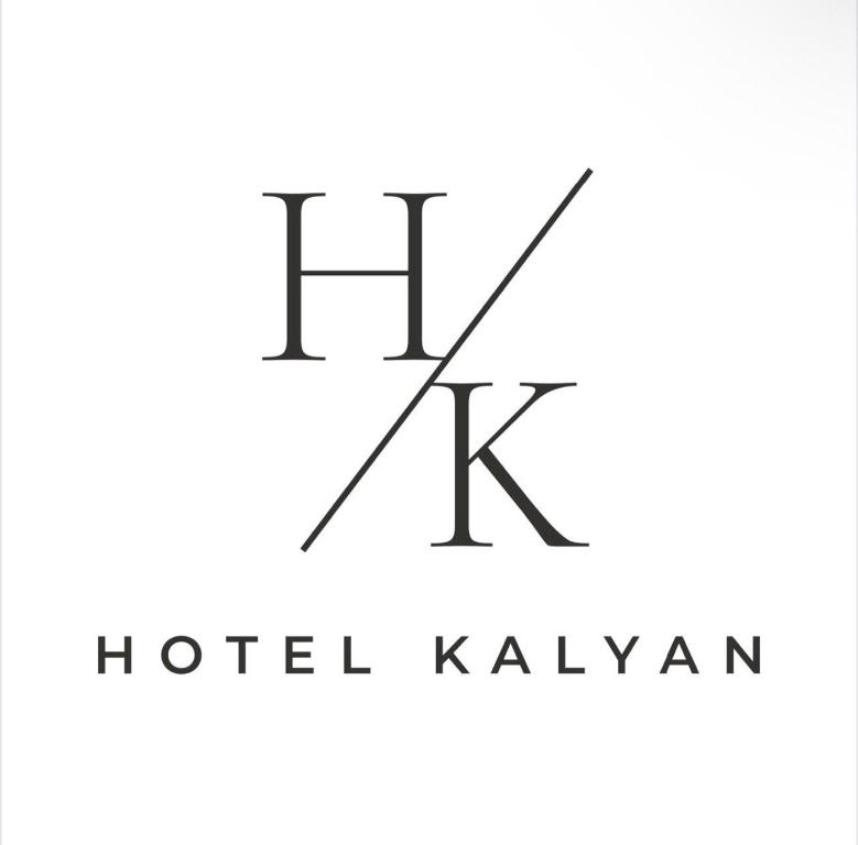 a and k letter logo with a white background at Hotel Kalyan & Spa in Chişinău