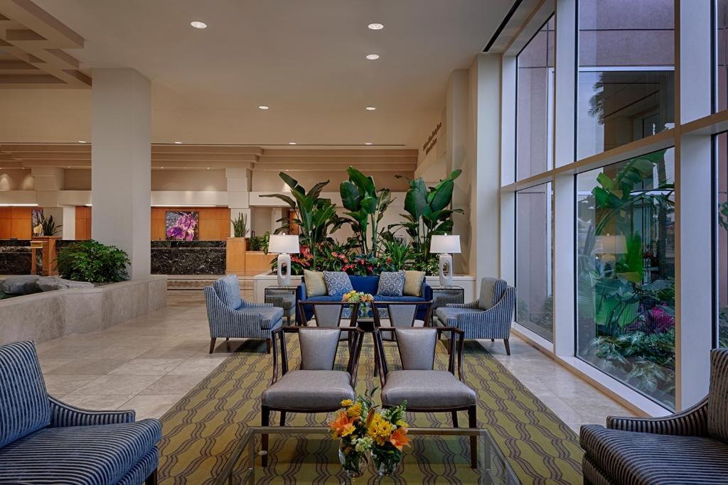 Posezení v ubytování Moody Gardens Hotel Spa and Convention Center