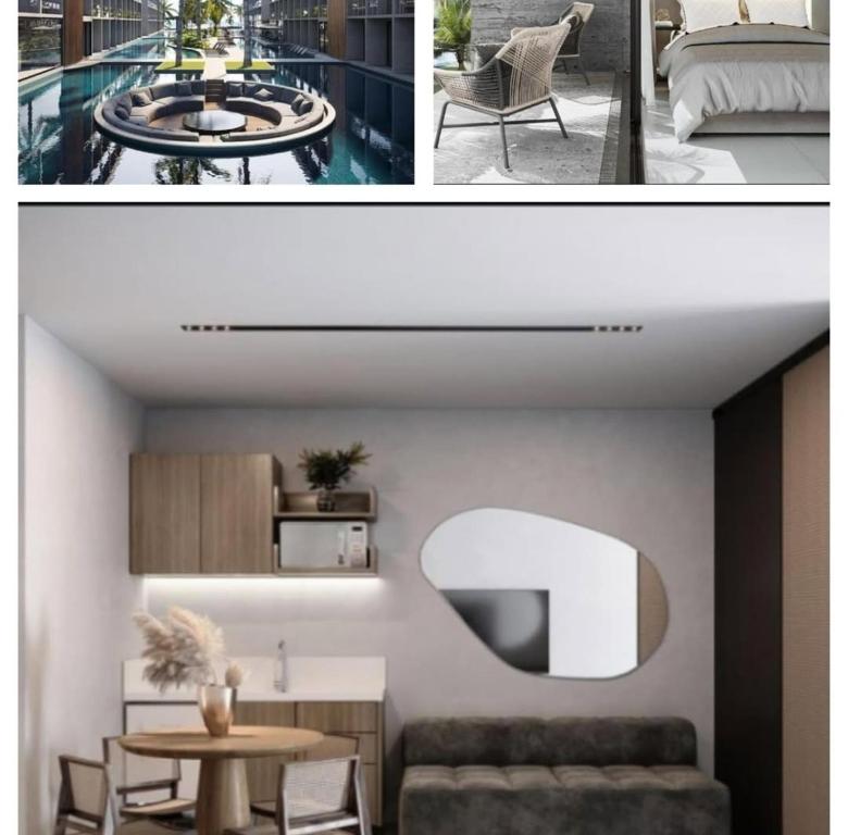 Khu vực ghế ngồi tại Resort Porto Alto