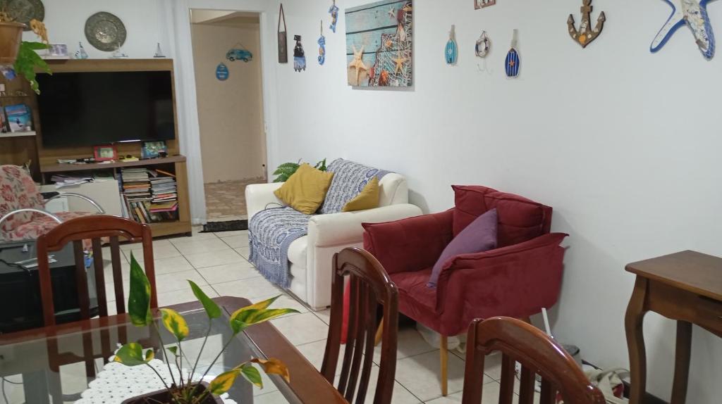 Et opholdsområde på Apto Sol e mar